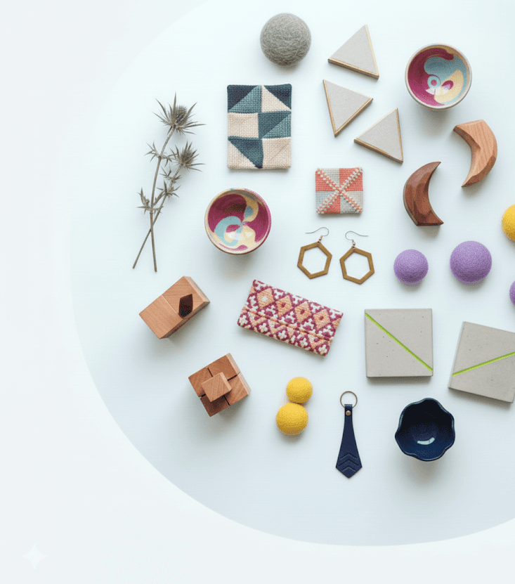 Artisan crafting a handmade product